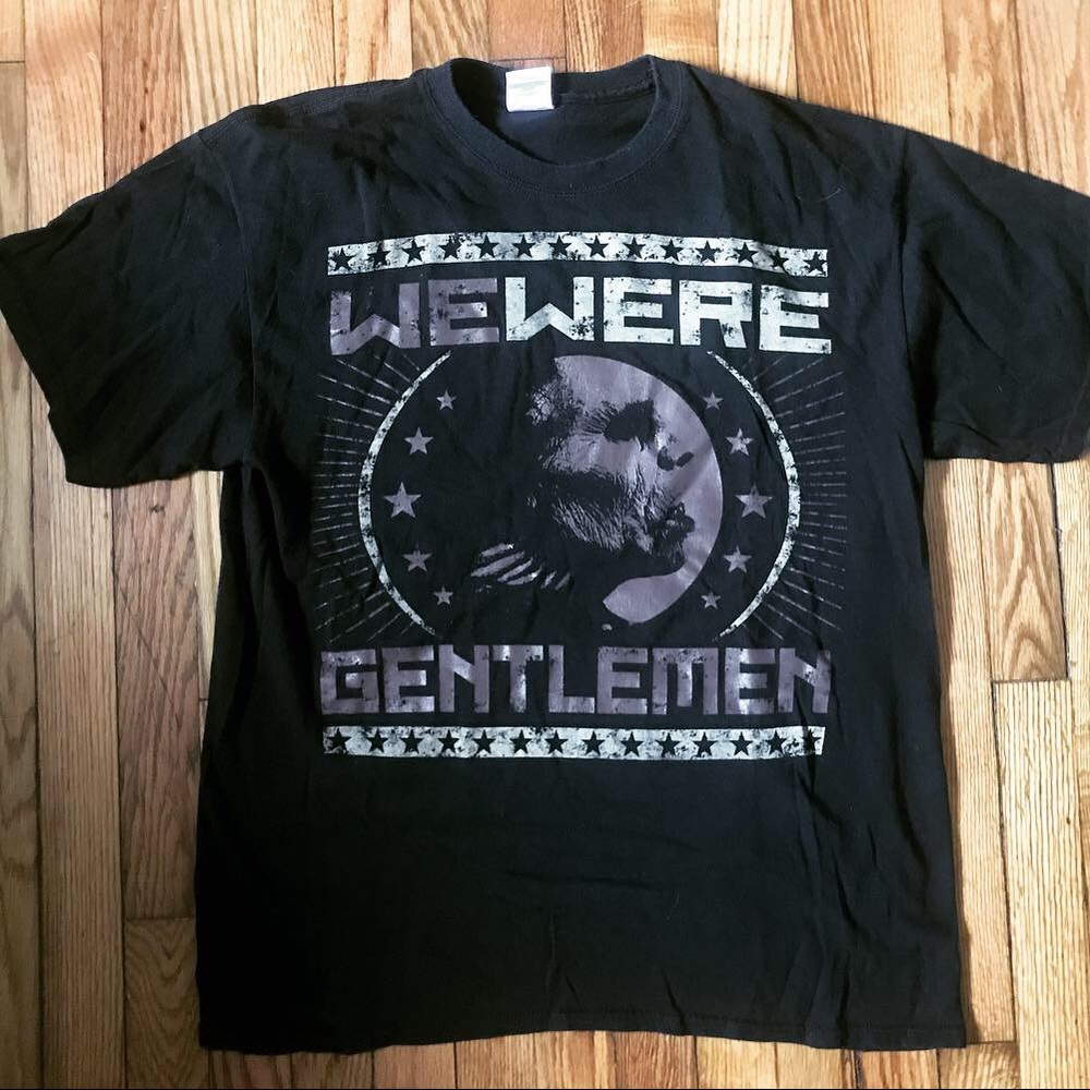 We Were Gentlemen Metal Band Shirt Face Large